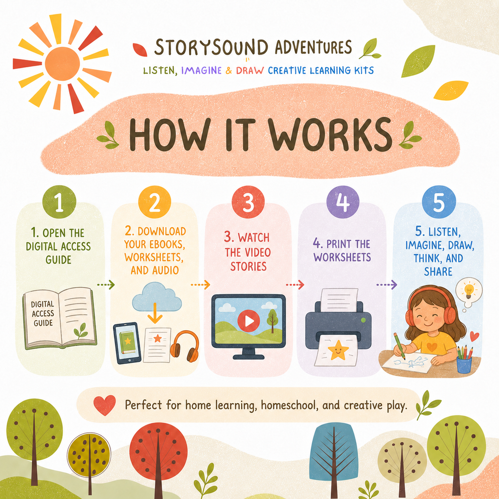 Complete StorySound Adventures Collection  47 Stories + 286 Printable Worksheets
