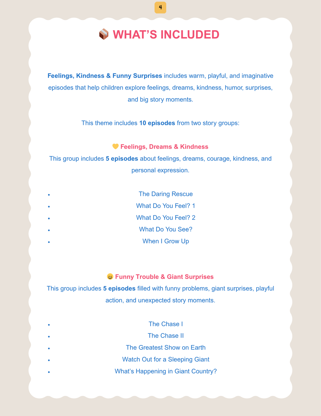 Feelings, Kindness & Funny Surprises