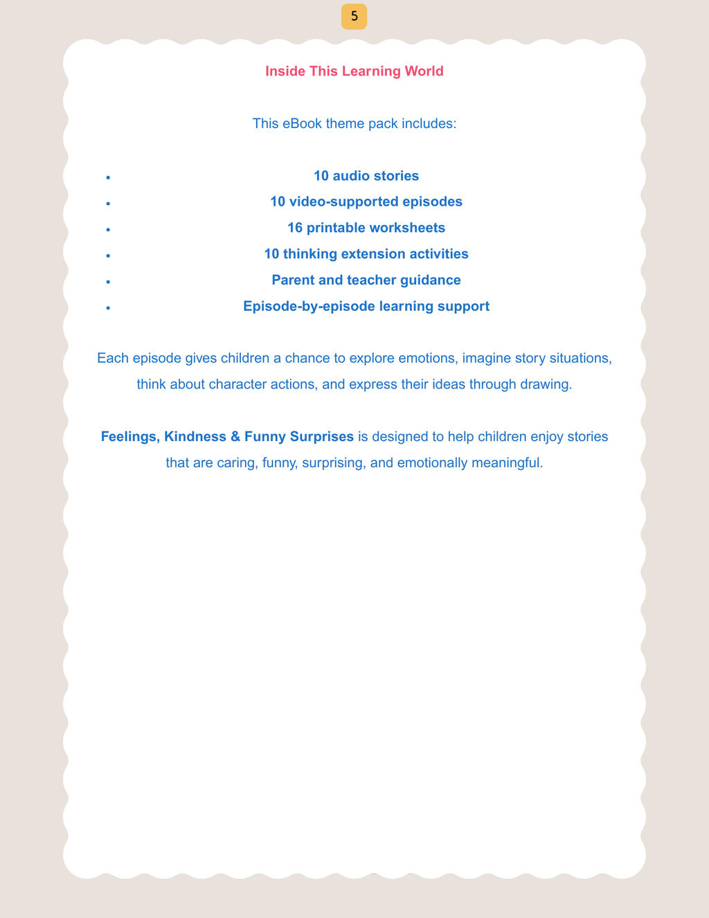 Feelings, Kindness & Funny Surprises